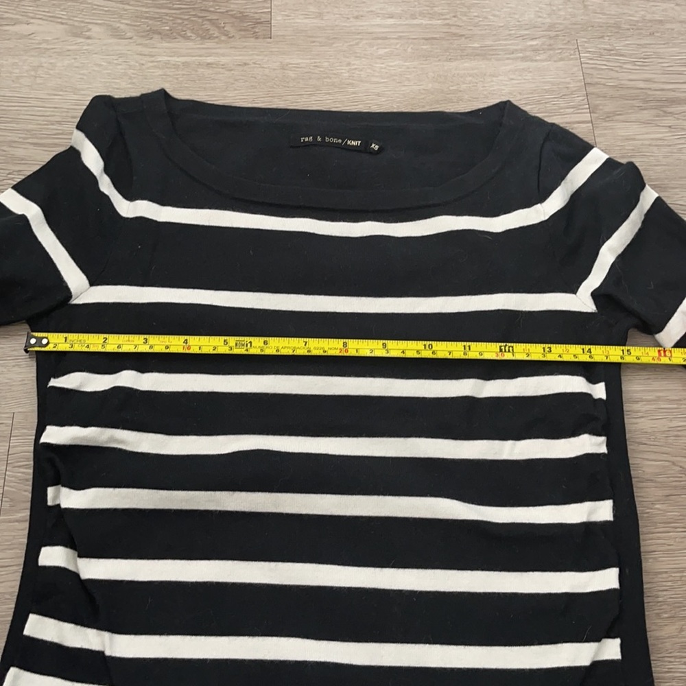 Rag&Bone Striped Knit Top - Picture 7 of 9